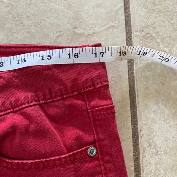 LOVESICK- Super skinny red jeans- Juniors Size 13 - Picture 8 of 11